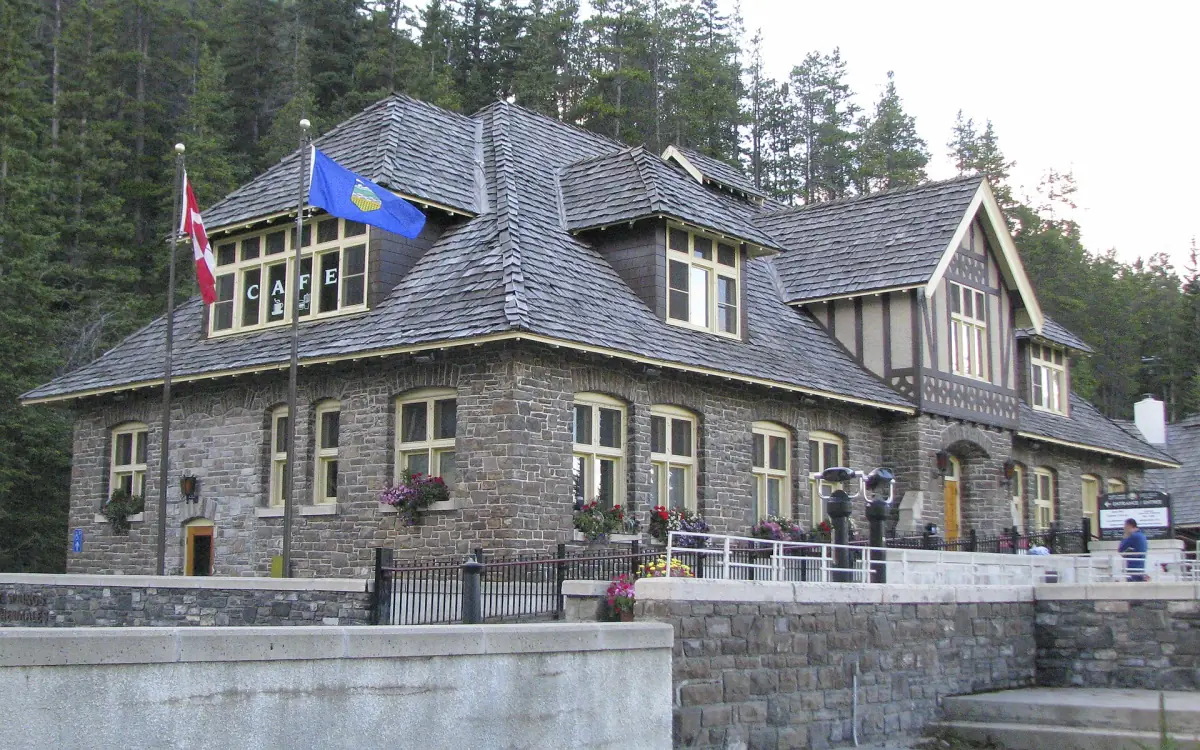 Das Badehaus der Upper Hot Springs
