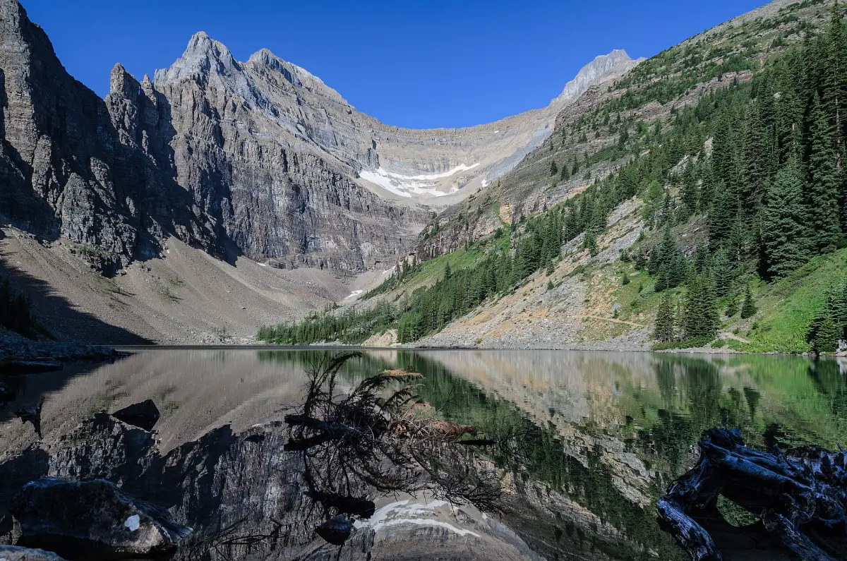 Lake Agnes above Lake Louise
