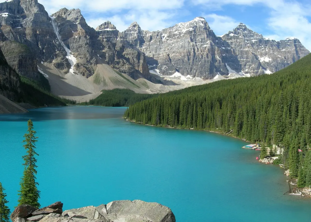 Moraine Lake and the Valley of the Ten Peaks in Banff National Park